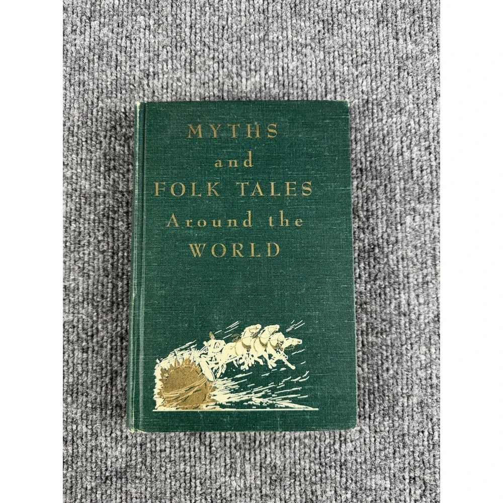 Vintage Myths And Folk Tales Around The World Potter‎ Robinson Green HC USA
